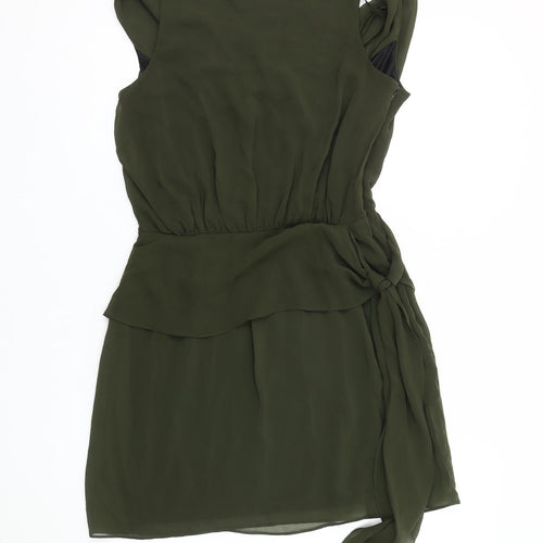 ASOS Women's Green Shift Dress, Size 10 - Chic & Versatile