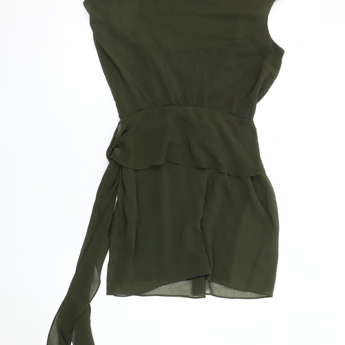 ASOS Women's Green Shift Dress, Size 10 - Chic & Versatile