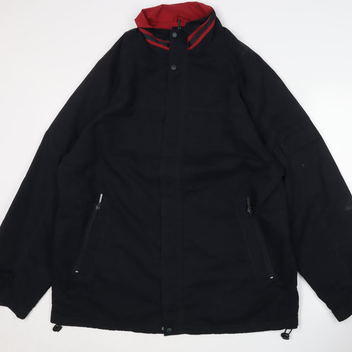 ES Sport Men's Black XL Basic Jacket with Hood