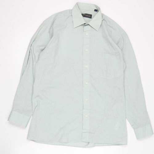 Peter England Men's Ivory Long Sleeve Shirt 15.5
