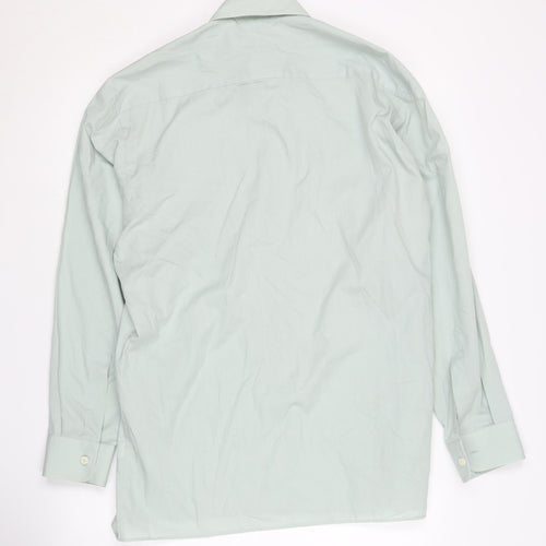 Peter England Men's Ivory Long Sleeve Shirt 15.5