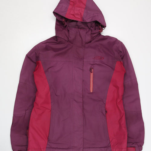 Mountainlife Women's Purple Red Waterproof Jacket, Size 14