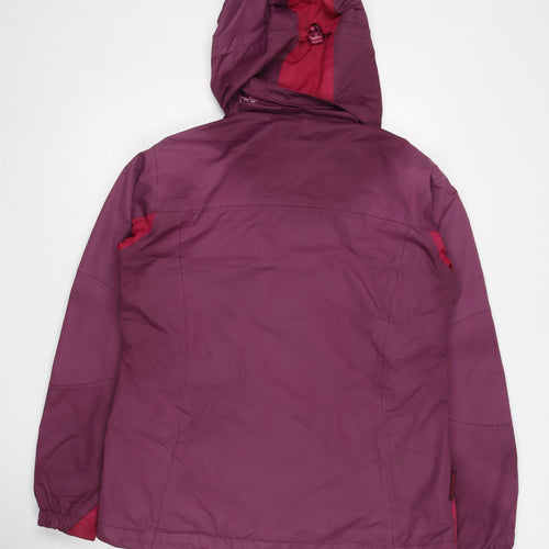 Mountainlife Women's Purple Red Waterproof Jacket, Size 14