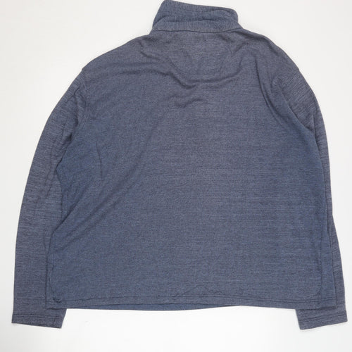 Regatta Men's Blue 1/4 Zip Sweatshirt 2XL