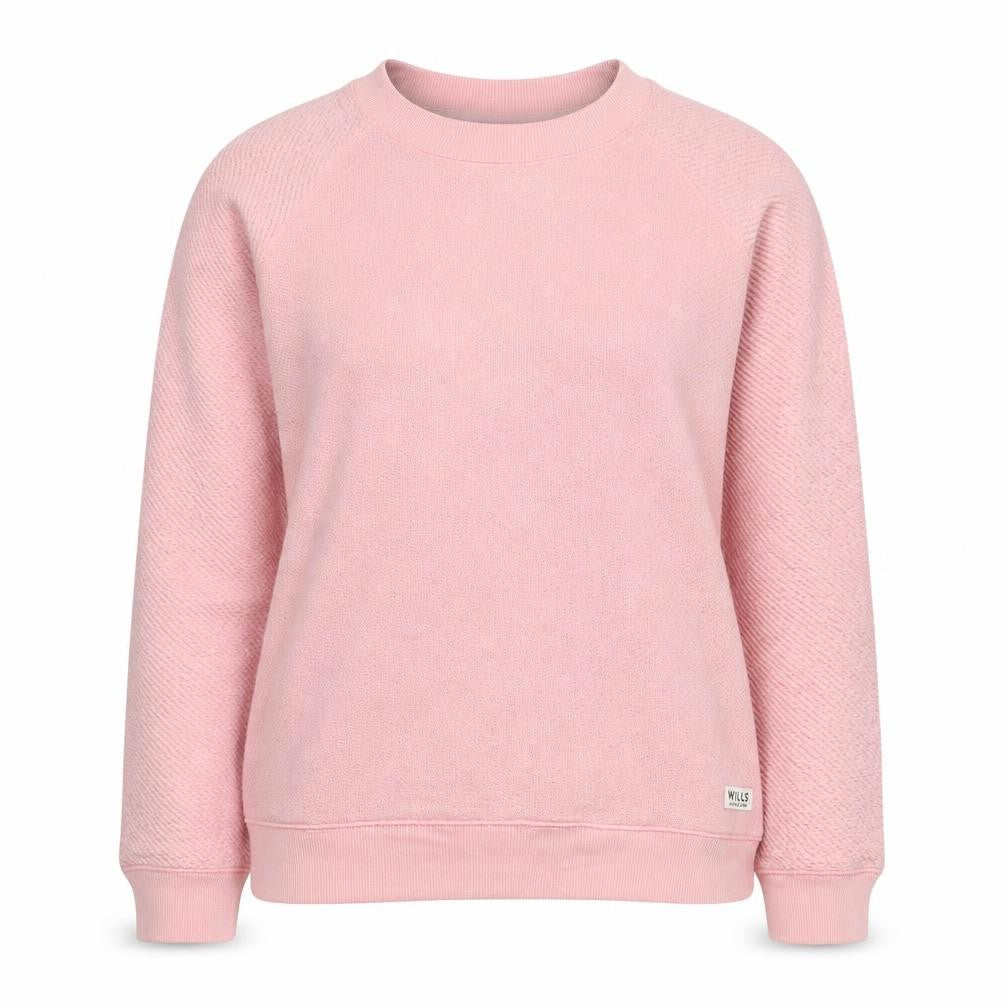Front view of Jack Wills Pink Women's Sweatshirt, size 8