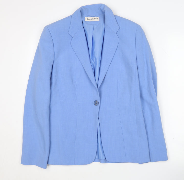Jacques Vert Women's Blue Blazer Size 10
