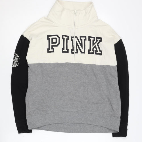 Victoria's Secret PINK Women's Grey Pullover Sweatshirt - S