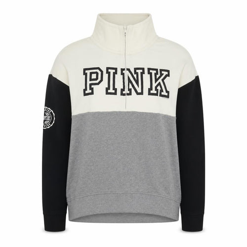 Victoria's Secret PINK Women's Grey Pullover Sweatshirt - S