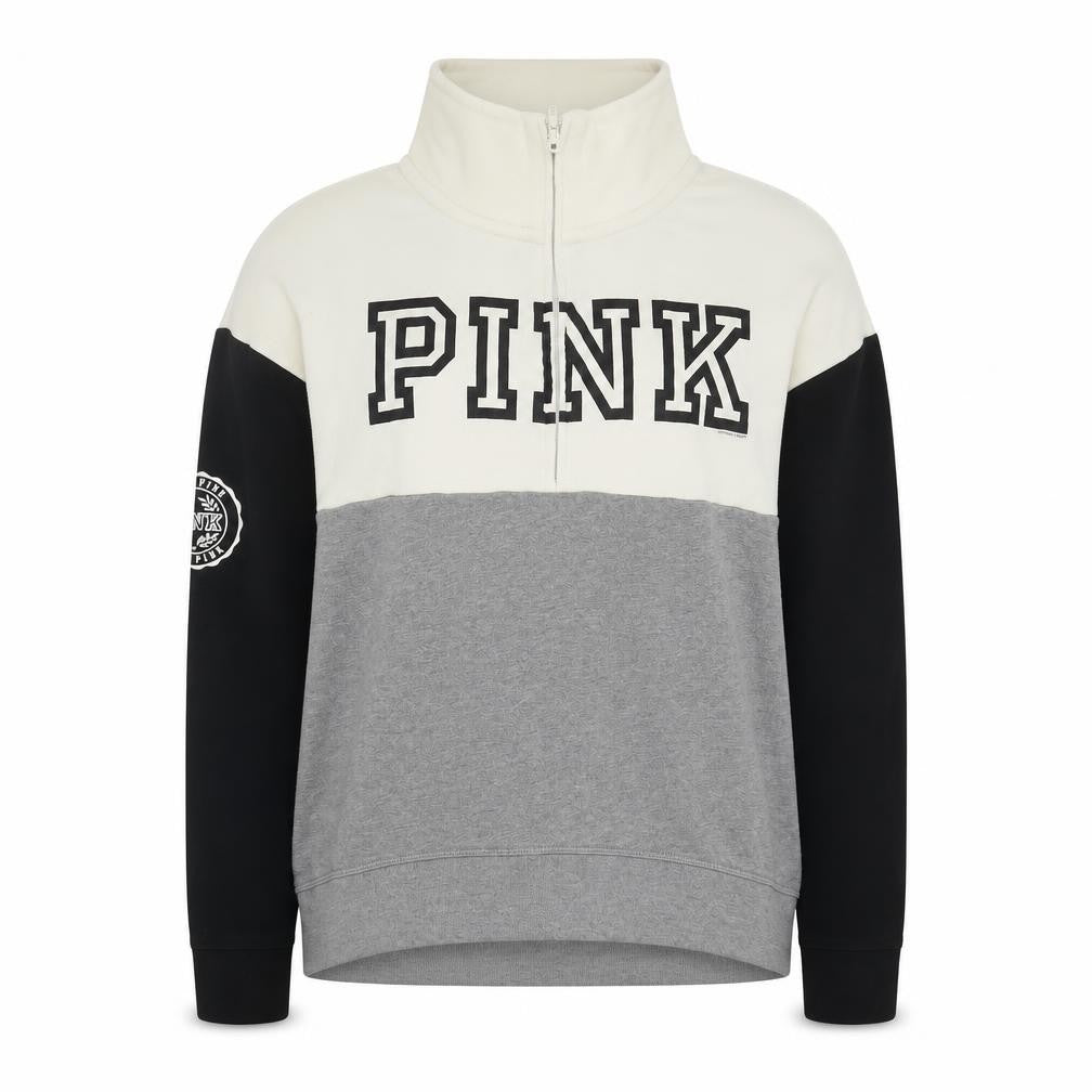 Victoria's Secret PINK Women's Grey Pullover Sweatshirt - S