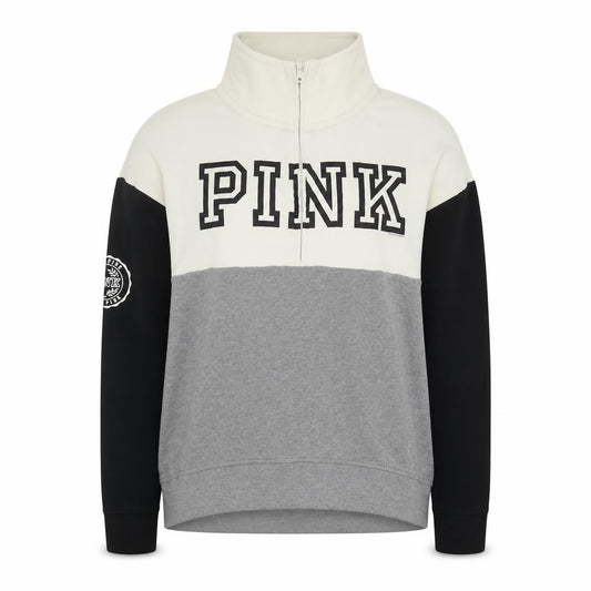 Victoria's Secret PINK Women's Grey Pullover Sweatshirt - S
