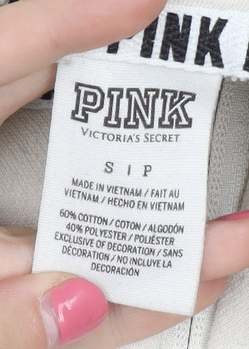 Victoria's Secret PINK Women's Grey Pullover Sweatshirt - S