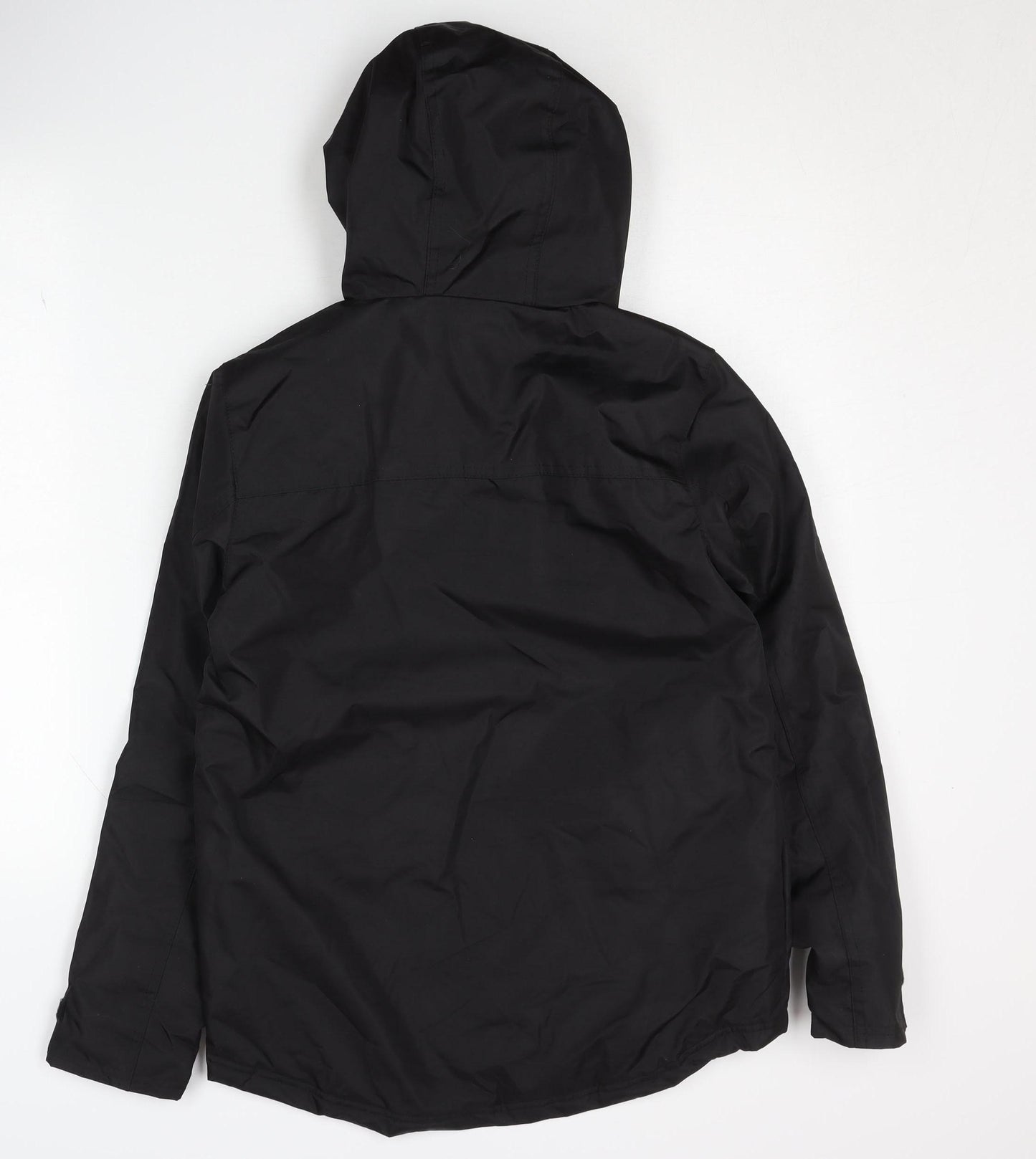 No Fear Boys Black Mid-Length Hooded Jacket 11-12 Years