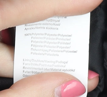 No Fear Boys Black Mid-Length Hooded Jacket 11-12 Years