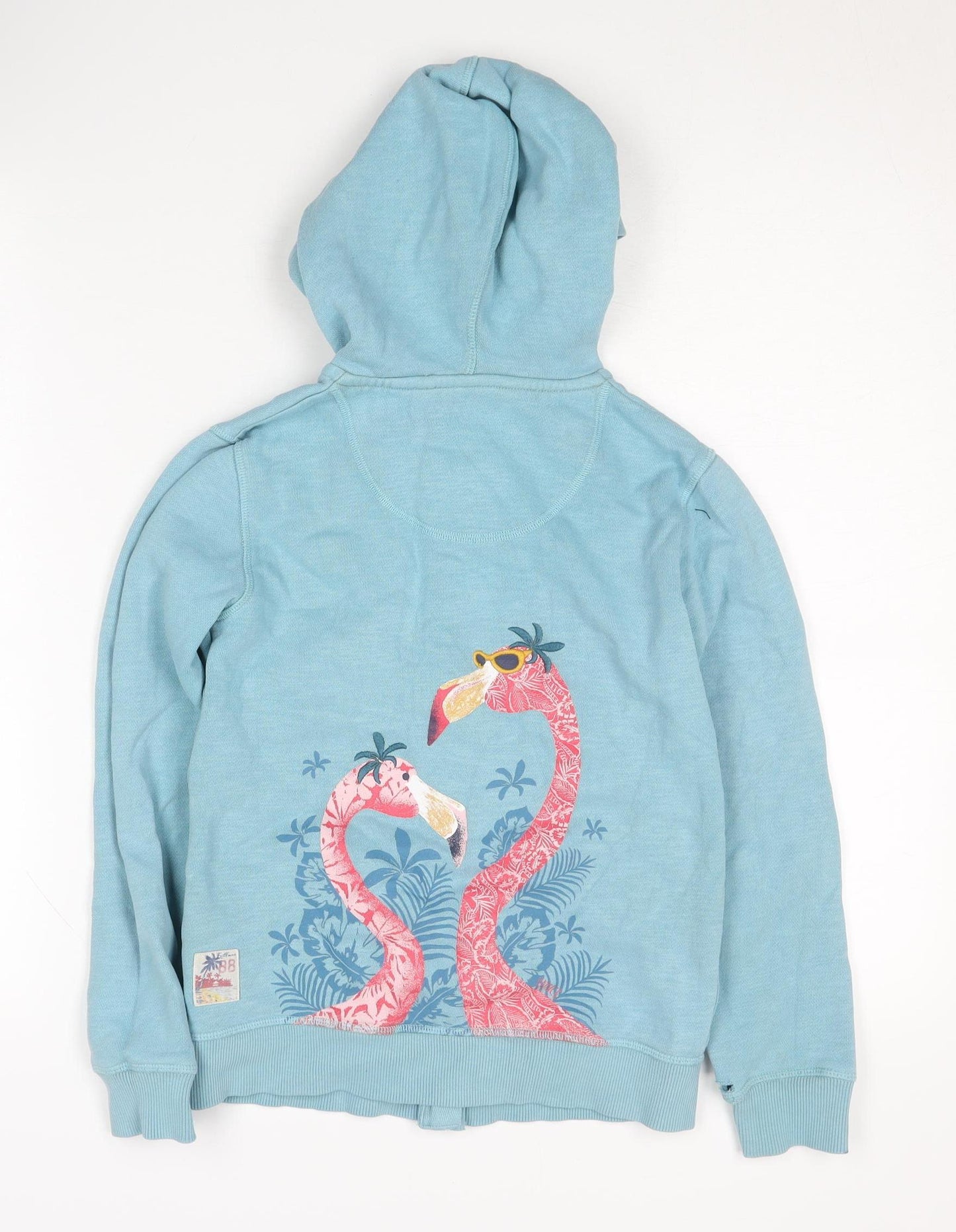 FatFace Girls Blue Full Zip Hoodie 9-10 Years