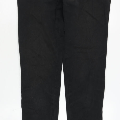 COS Men's Black Straight Trousers Cotton