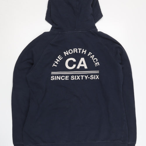 The North Face Women's Blue Hoodie, L, Pullover, Logo