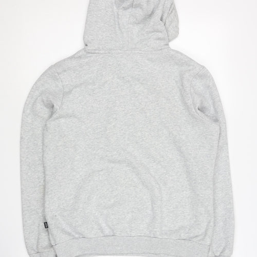 Puma Men's Grey Pullover Hoodie M