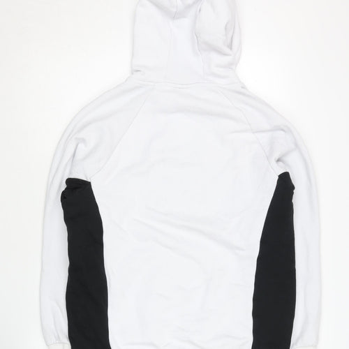 Fila Men's White Pull-over Hoodie - Medium