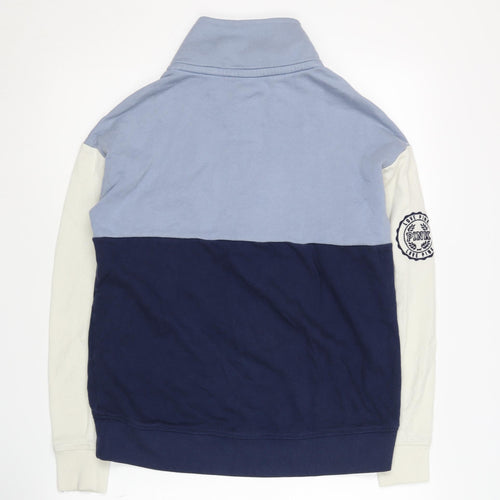 Victoria's Secret Women's Blue XS Colourblock Hoodie