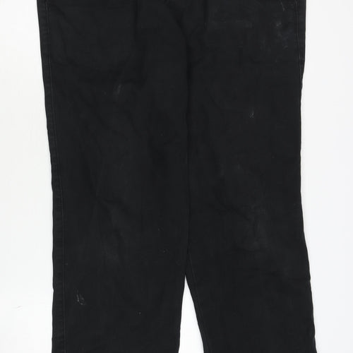 GAP Men’s Black Chino Trousers, Size L, Casual