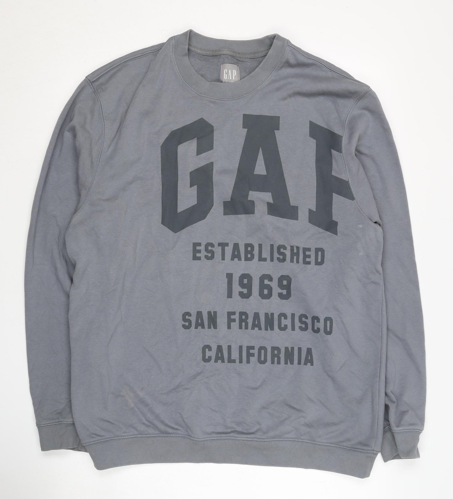 GAP Men's Grey Pullover Sweatshirt L
