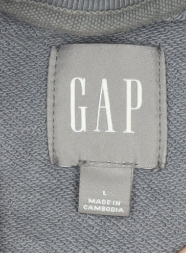 GAP Men's Grey Pullover Sweatshirt L