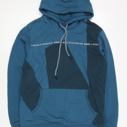 WROGN Men's Blue Pullover Hoodie, Size M