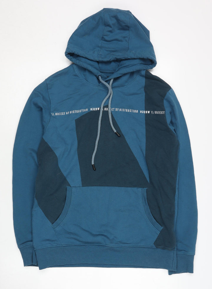 WROGN Men's Blue Pullover Hoodie, Size M