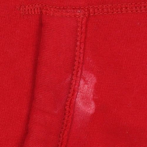 Hollister Red Womens Pullover Hoodie L