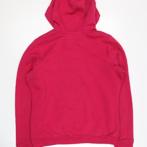 Adidas Women's Red Pullover Hoodie, Size 14, Logo Accent
