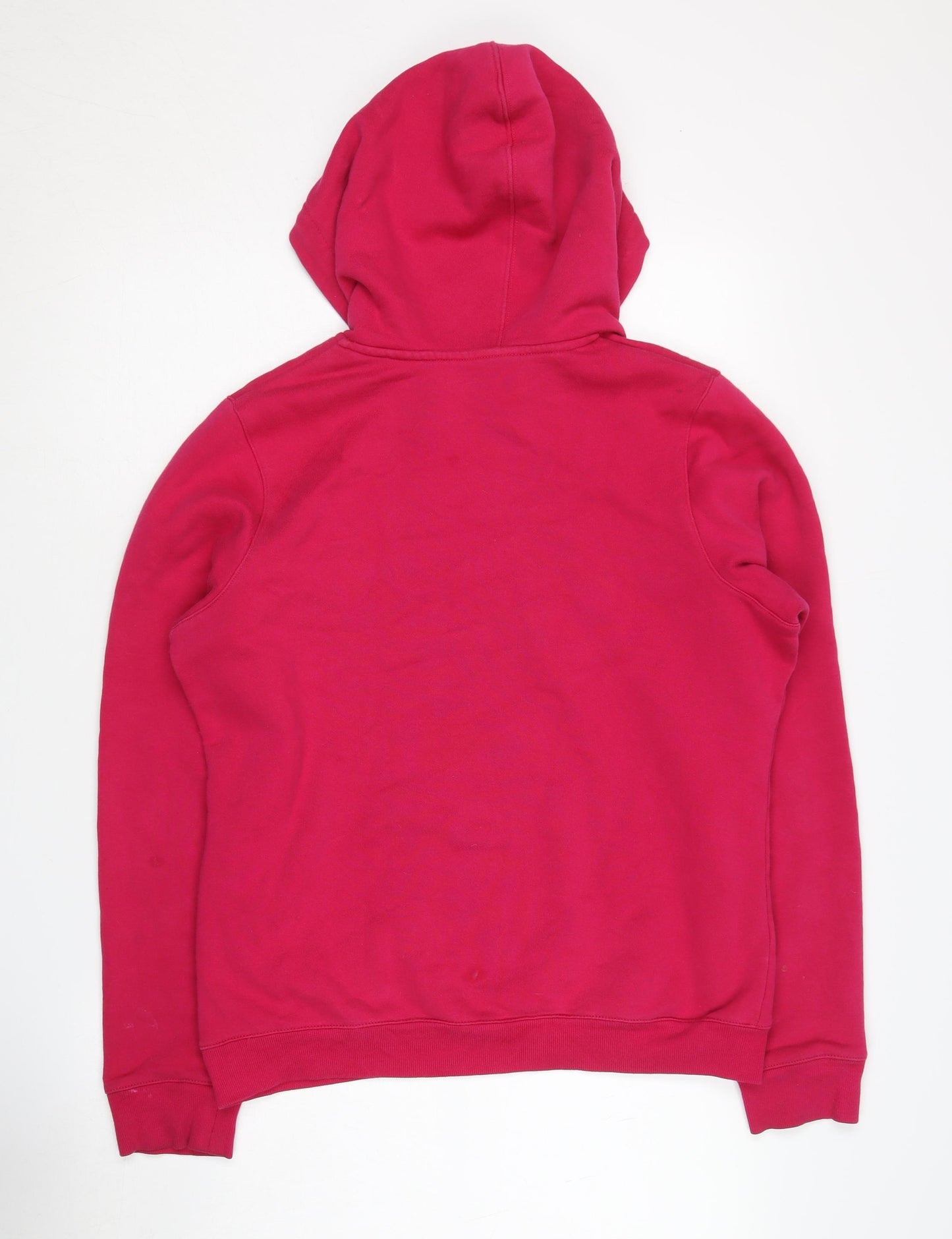 Adidas Women's Red Pullover Hoodie, Size 14, Logo Accent