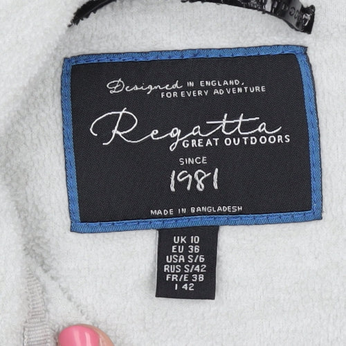 Regatta Women’s Grey Fleece Jacket Size 10