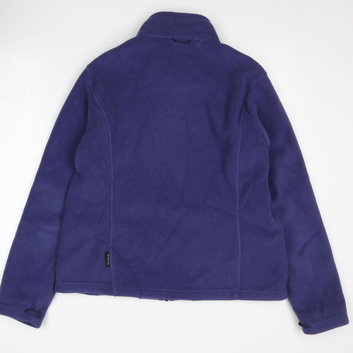 Jack Wolfskin Purple Women's Fleece Jacket, Size 18