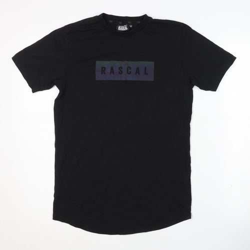 Rascal Boys Black Logo T-Shirt 13-14 Years