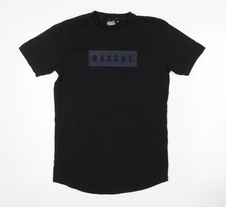 Rascal Boys Black Logo T-Shirt 13-14 Years