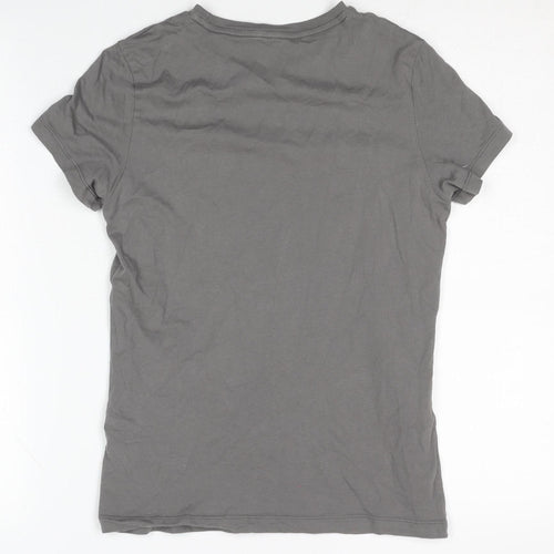 Puma Men's Grey Crew Neck T-Shirt Size S