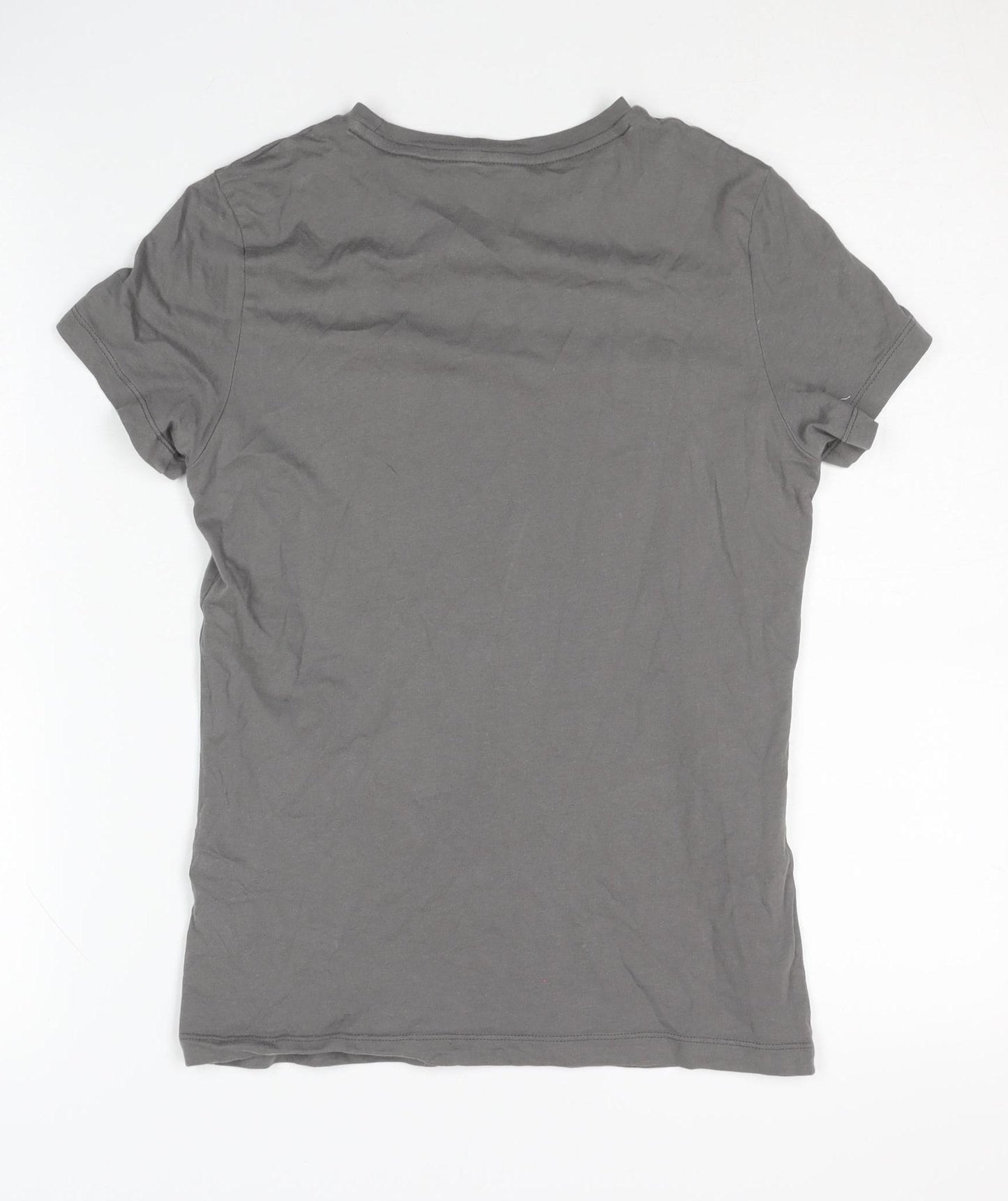 Puma Men's Grey Crew Neck T-Shirt Size S
