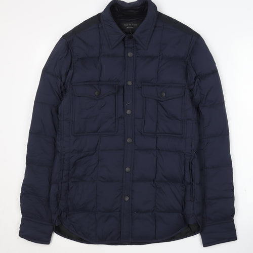 Rag & Bone Men's Blue XS Puffer Jacket