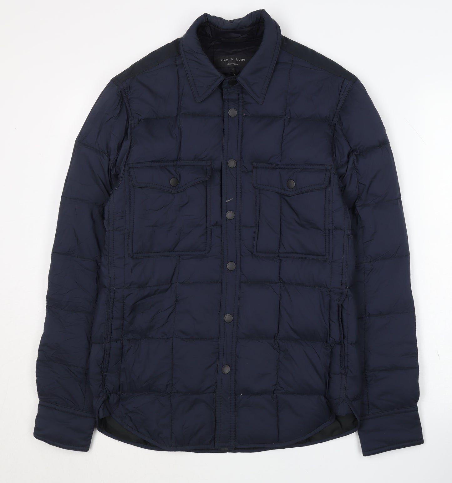 Rag & Bone Men's Blue XS Puffer Jacket