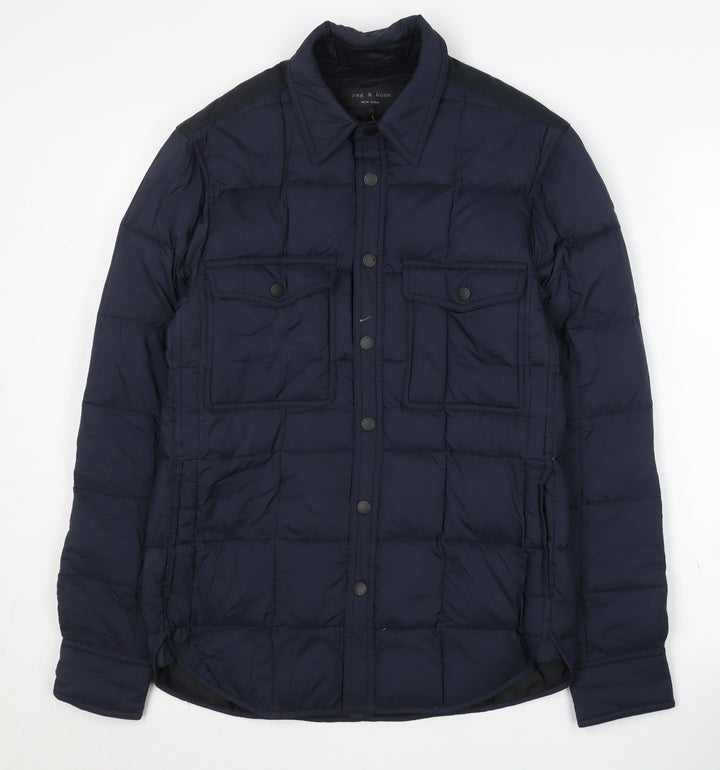 Rag & Bone Men's Blue XS Puffer Jacket