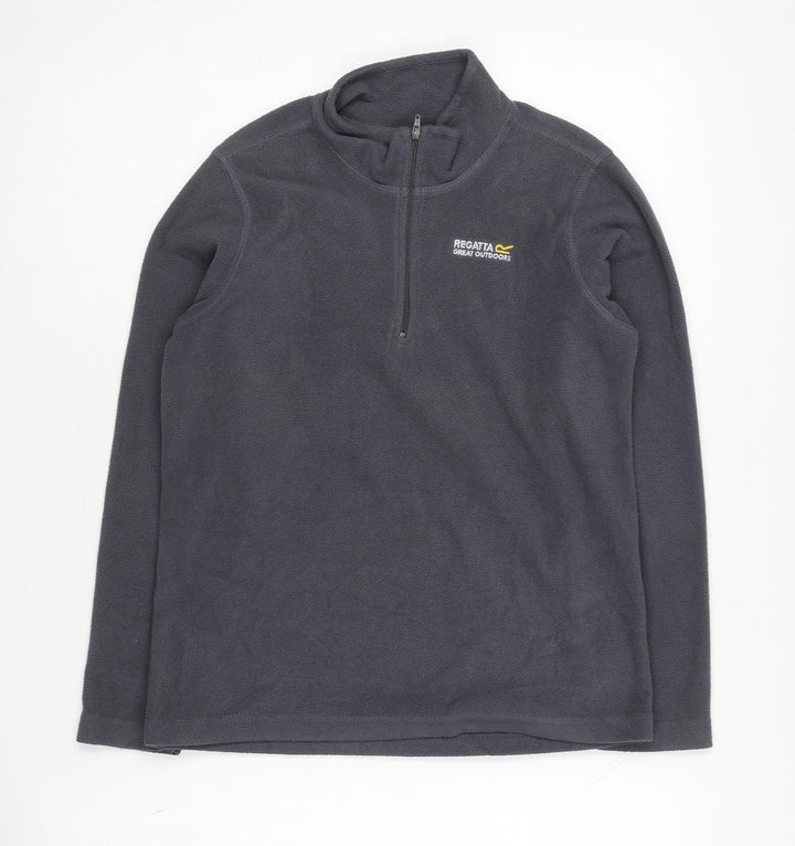 Regatta Boys Grey Fleece Sweatshirt 11-12 Years Outdoor Zip