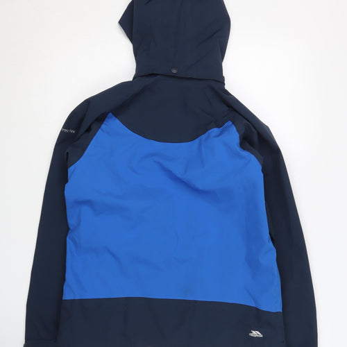 Trespass Boys' Blue Waterproof Rain Coat, Size 11-12 Years