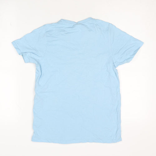 Slazenger Boys Blue T-Shirt, Size 13 Years, 100% Cotton, Logo Accent