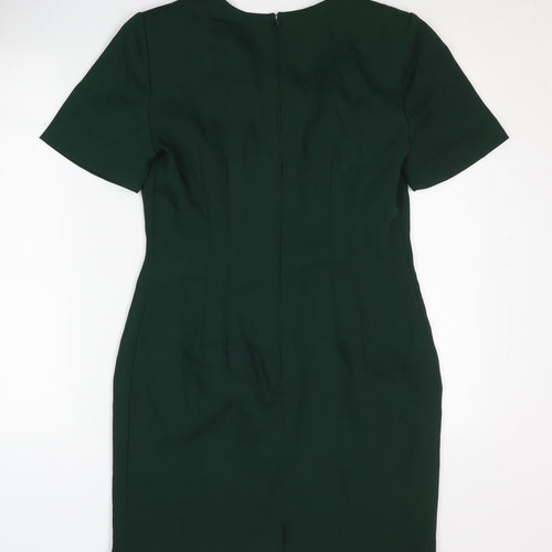 Sag Harbor Women's Green Sheath Dress Size 8