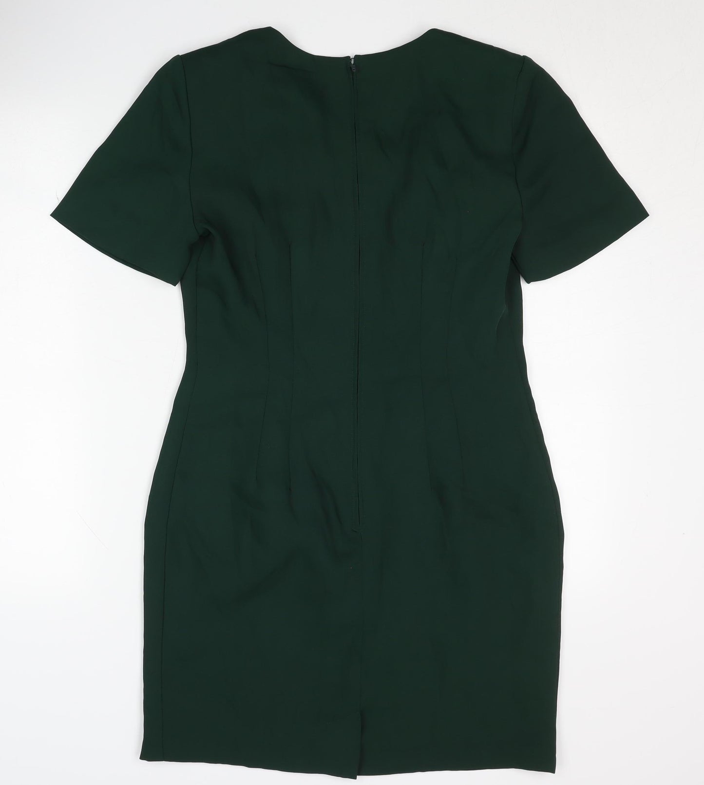 Sag Harbor Women's Green Sheath Dress Size 8