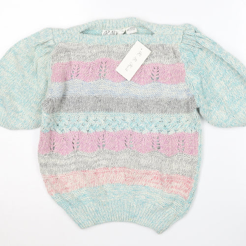 R.B. Knit Women's Multicoloured Jumper, Size S