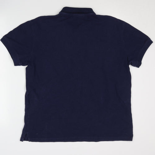 Versace Jeans Men's Blue Polo Shirt L