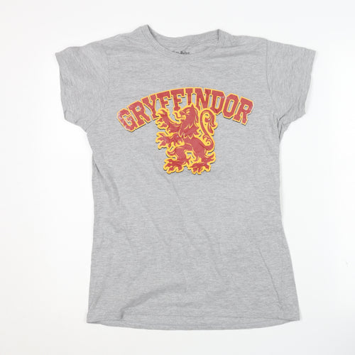 Harry Potter Gryffindor T-Shirt Unisex Adults Large Grey