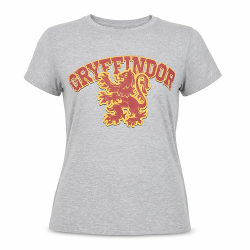 Harry Potter Gryffindor T-Shirt Unisex Adults Large Grey