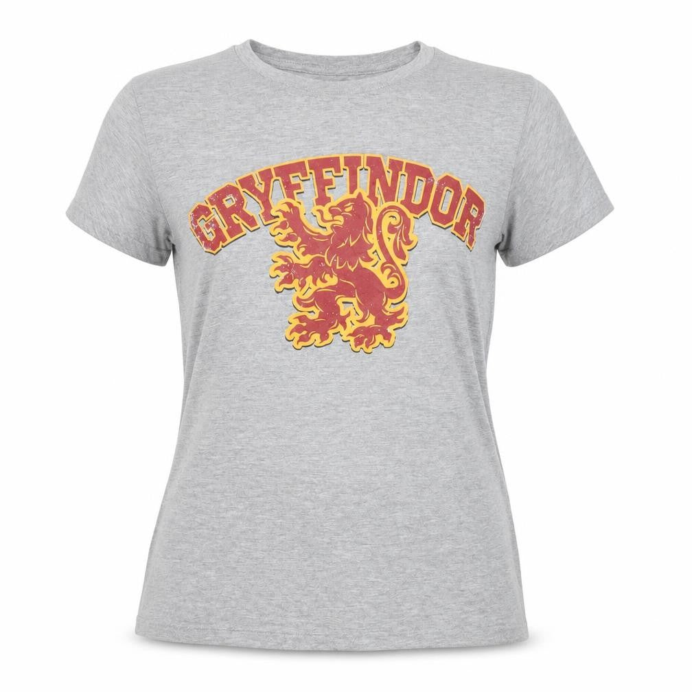 Harry Potter Gryffindor T-Shirt Unisex Adults Large Grey